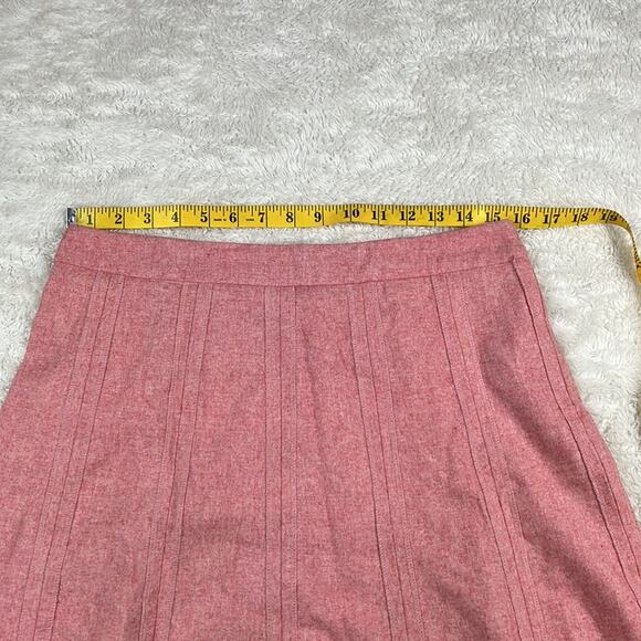 Merona pink carnation wool blend a line skirt, size 6 - Picture 4 of 6